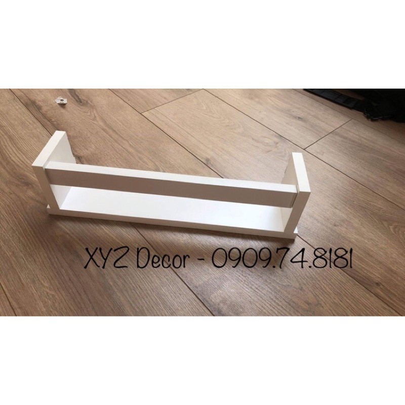 COMBO 2 KỆ SÁCH TREO TƯỜNG THANH NGANG  XYZDECOR MÀU TRẮNG | BigBuy360 - bigbuy360.vn