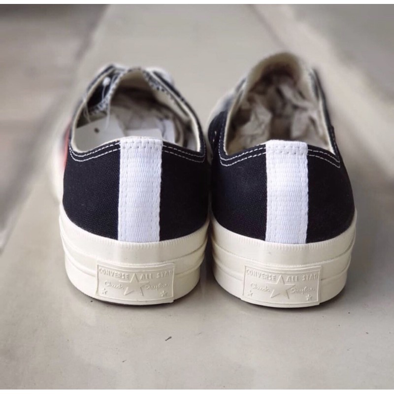 [ CHÍNH HÃNG ] giày sneaker CONVERSE CDG BLACK HI-LOW