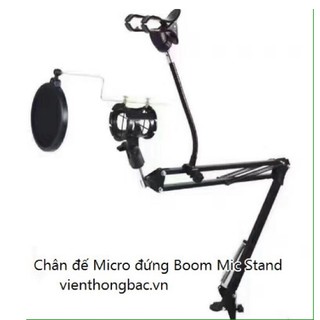 Chân Đế Micro Đứng Boom Mic Stand