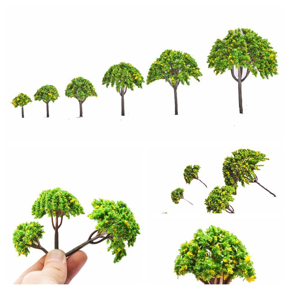 CONOPERY Bộ 12 Cây Xanh Nhân Tạo Bằng Nhựa Dùng Trang Trí Tiểu Cảnh