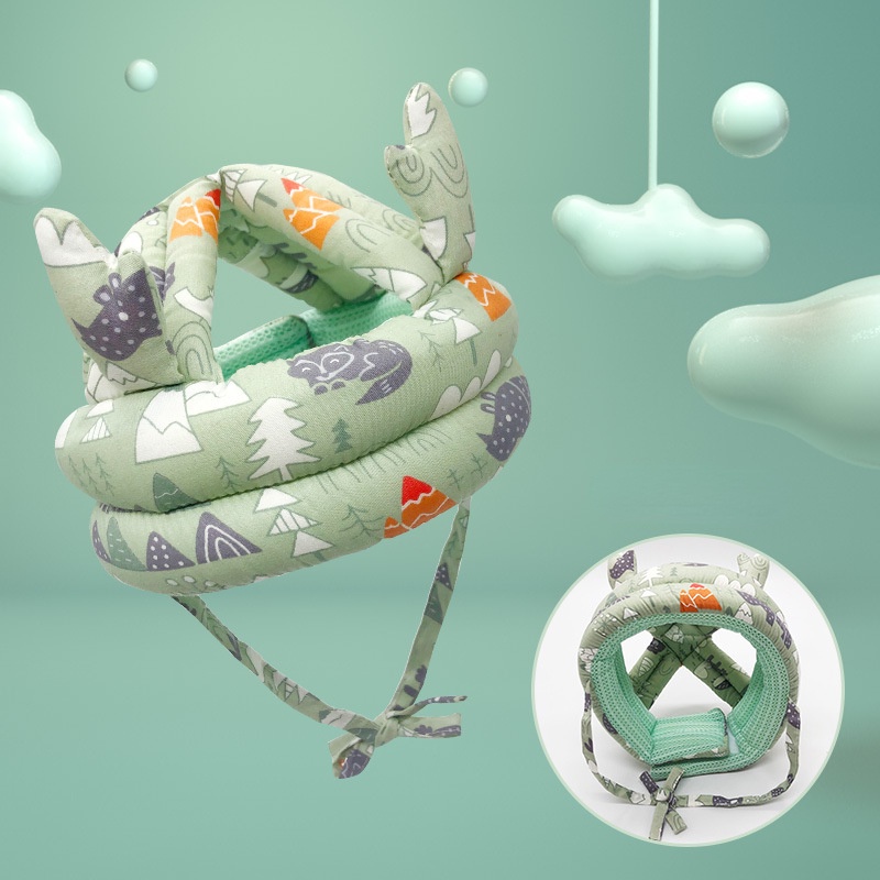 Mũ Trùm Đầu Thoáng Khí Chống Va Chạm Bảo Vệ Đầu Cho Bé GYLMY503