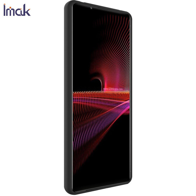 Imak Ốp Điện Thoại tpu Mềm Siêu Mỏng Màu Trơn Chống Trượt Có Dây Đeo Cho sony xperia 1 iii