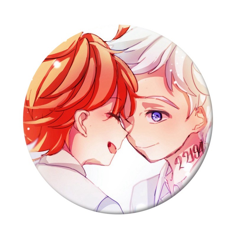 Huy Hiệu Cài Áo Họa Tiết Hoạt Hình Neverland Emma