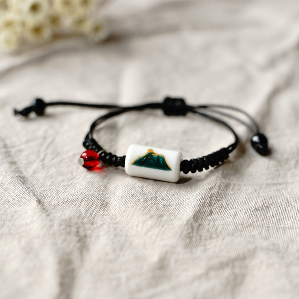 Vòng đeo tay đan chỉ có nam châm thời trang cho cặp đôi