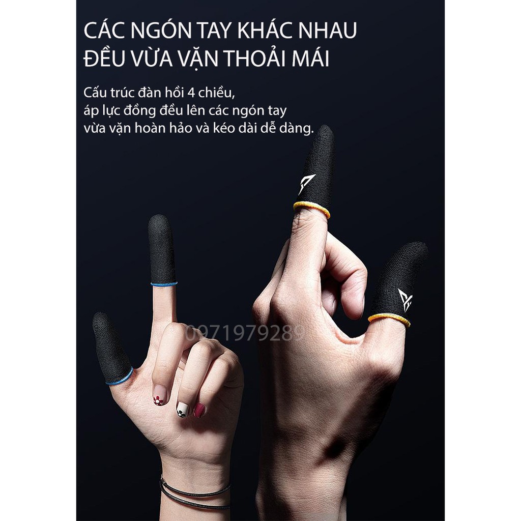 Flydigi Wasp Feelers 2 | Găng tay chơi game PUBG, Liên quân, chống mồ hôi, cực nhạy, co giãn cực tốt