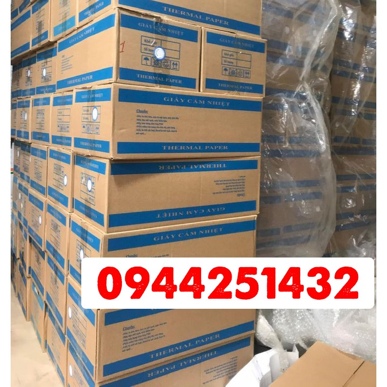 GIấy in bill k57, in hóa đơn k57 - Giấy in nhiệt k57x45 dành cho quán cà phê, trà sữa, trà chanh, shop quần áo,...