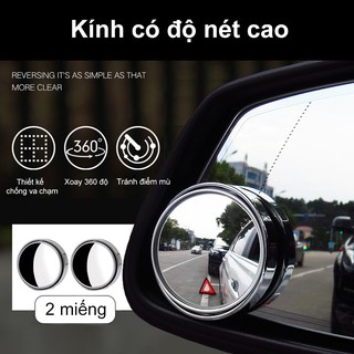 Gương Cầu Lồi 360 độ,Viền bảo vệ loại CAO CẤP  độ nét cao | Gương Chiếu Hậu Xe Hơi, Ô Tô, Xe Máy