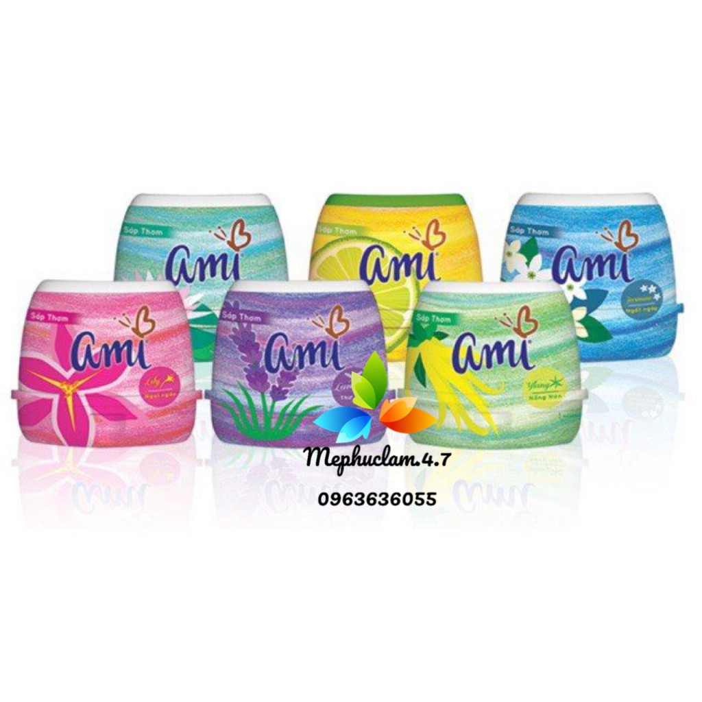 Sáp thơm Ami combo 10 hộp siêu tiết kiệm thích hợp dùng trong quán cafe, nhà nghỉ khách sạn, văn  phòng