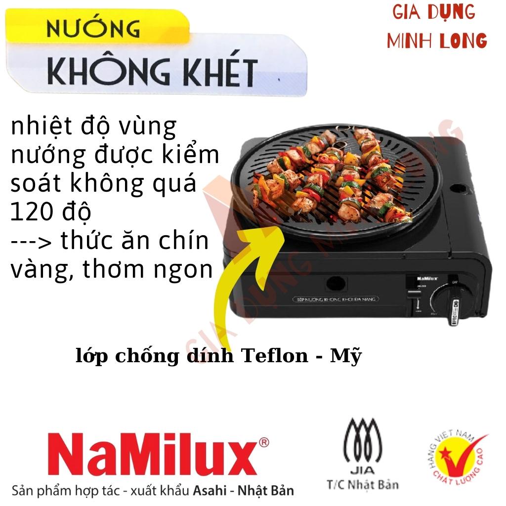 Bếp nướng BBQ, nấu lẩu không khói đa năng chính hãng NaMilux thương hiệu liên doanh