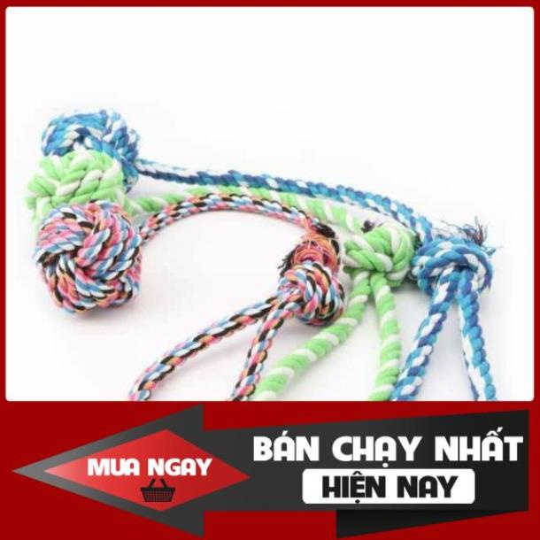 Đồ chơi bóng dây thừng cho chó gặm