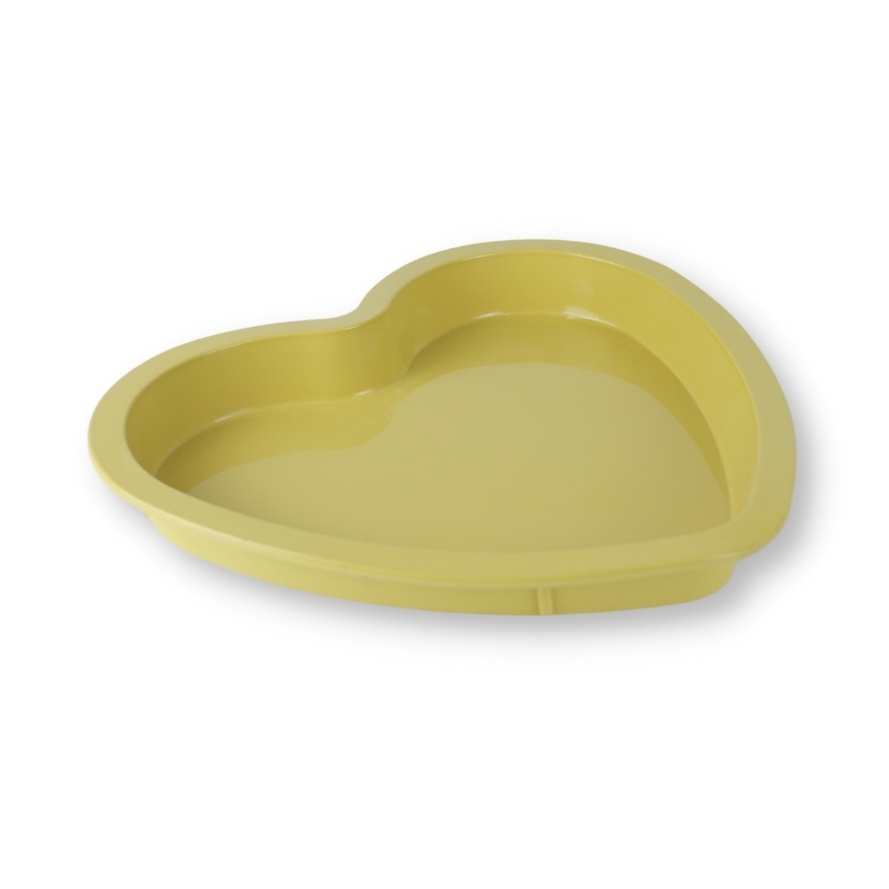 Khay làm bánh silicone cao cấp TadoHome hình trái tim nhiều màu sắc, dùng làm bánh, rau cau