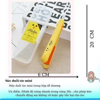 Máy duỗi tóc - máy duỗi tóc mini trong hộp dể thương