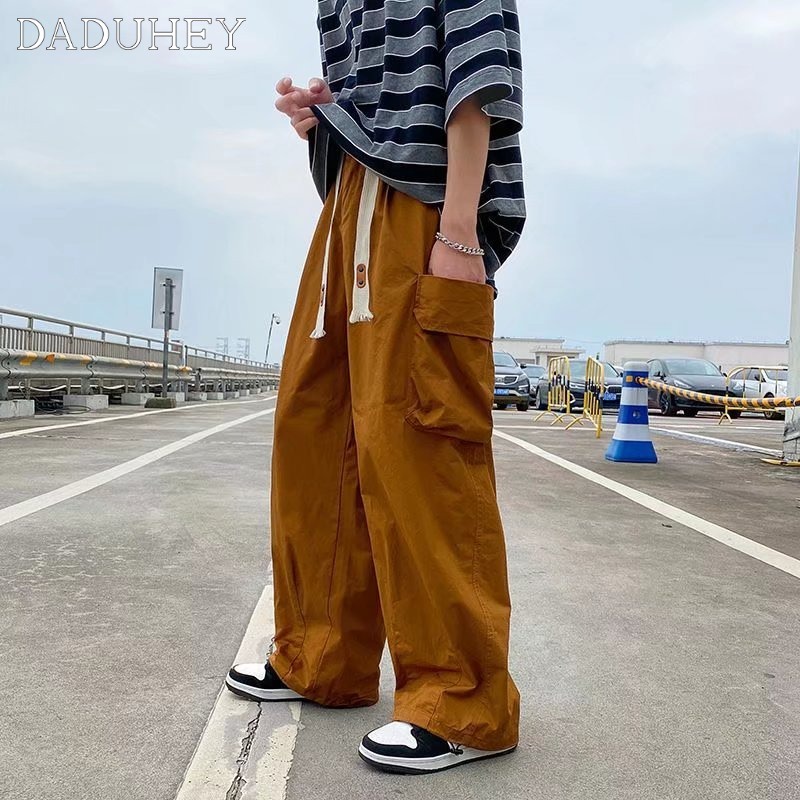 Quần Dài Dáng Rộng Ống Thẳng Phong Cách Đường Phố Hợp Thời Trang Cho Nam