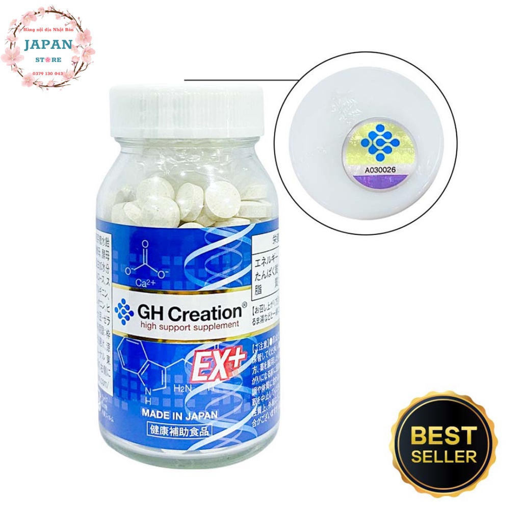 Viên Uống Hỗ Trợ Tăng Chiều Cao GH EX+ 270 Viên Nhật Bản