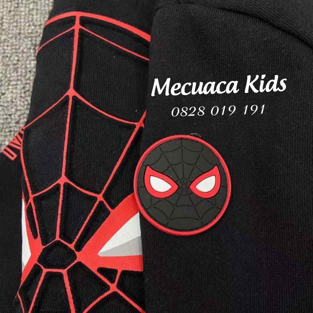 [1.5-8y] Bộ nỉ bông (bán lẻ) quần áo hoddie jogger người nhện/spider man/ siêu nhân cho bé/bé trai hàng đẹp