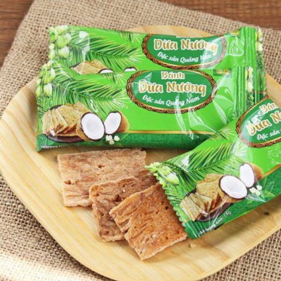 Bánh dừa nướng Bảo Linh - Đặc sản Quảng Nam (gói 180g / gói 17g)