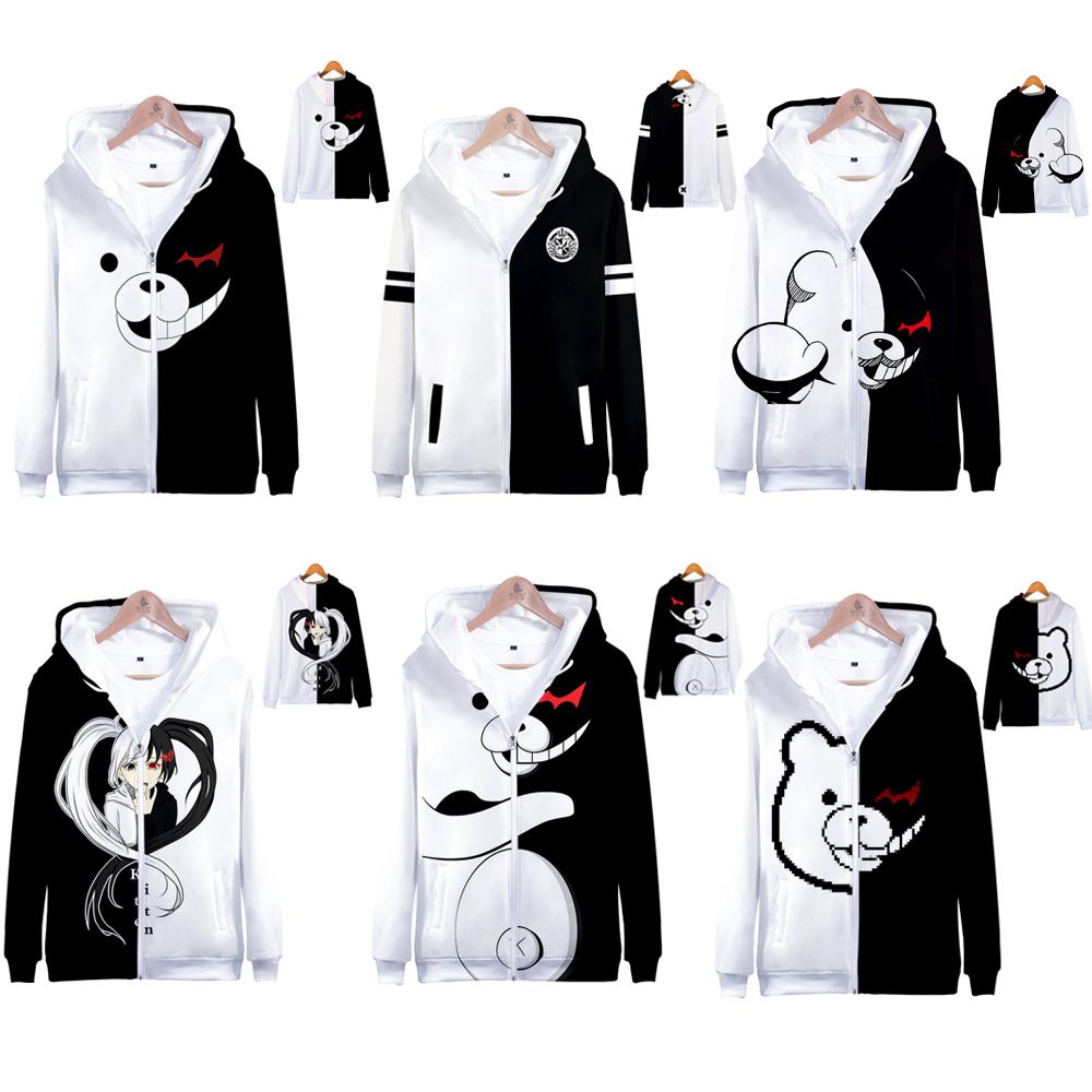 Áo khoác hóa trang nhân vật Monokuma size S-4XL