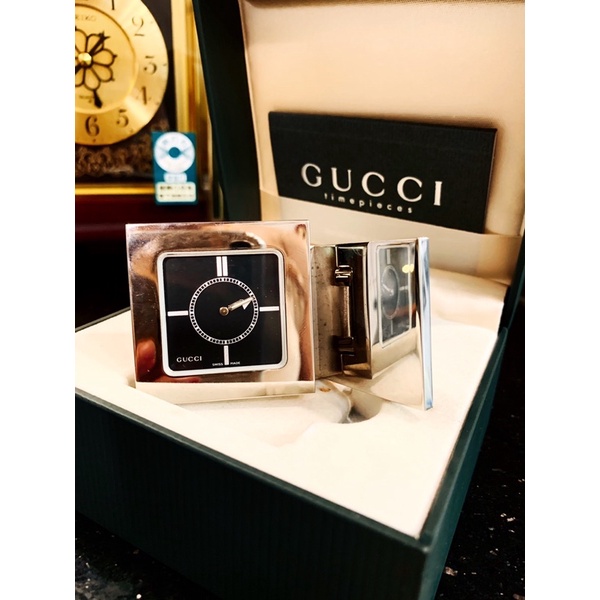 Đồng hồ bàn Guccii Auth Thuỵ Sĩ nguyên hộp sách
