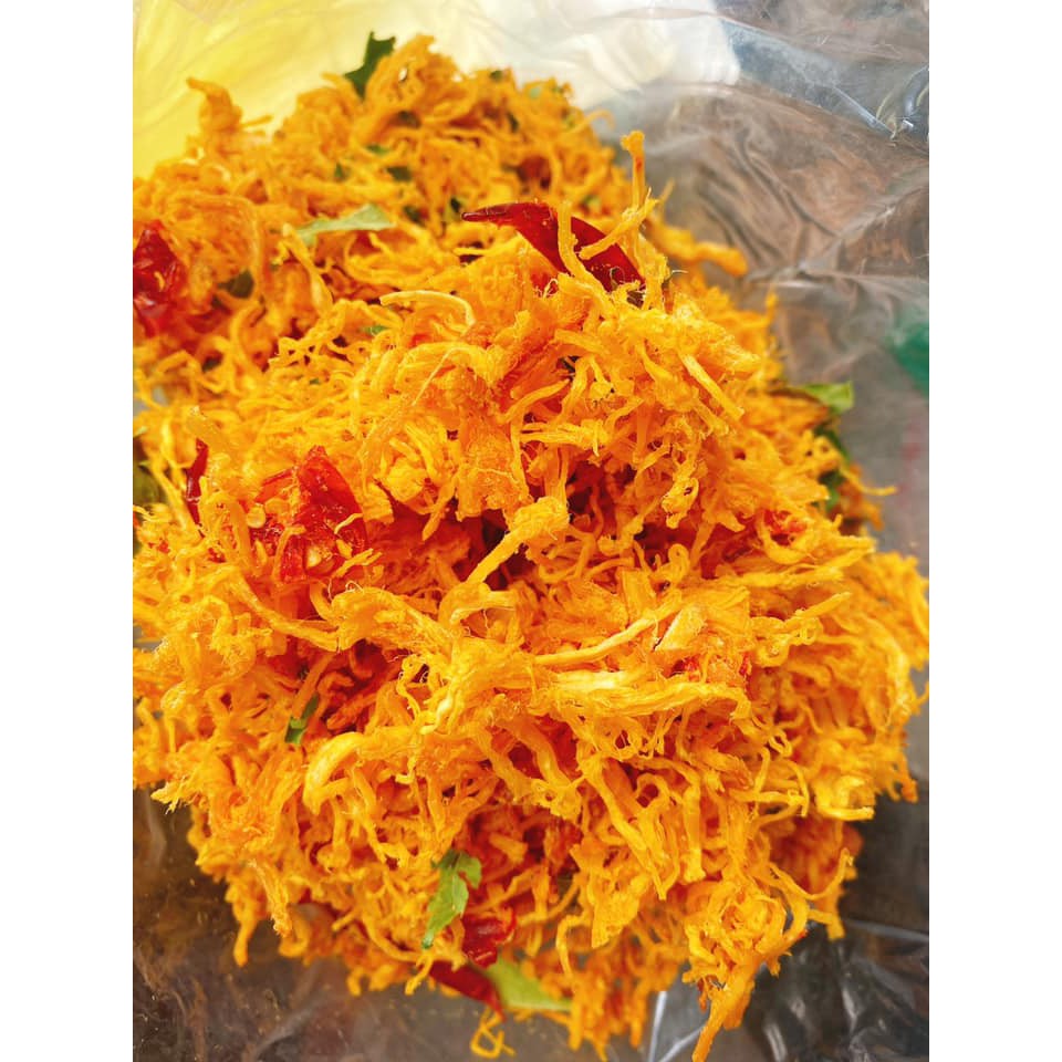 KHÔ GÀ LÁ CHANH LOẠI NGON TÚI ZIP 500GR | BigBuy360 - bigbuy360.vn