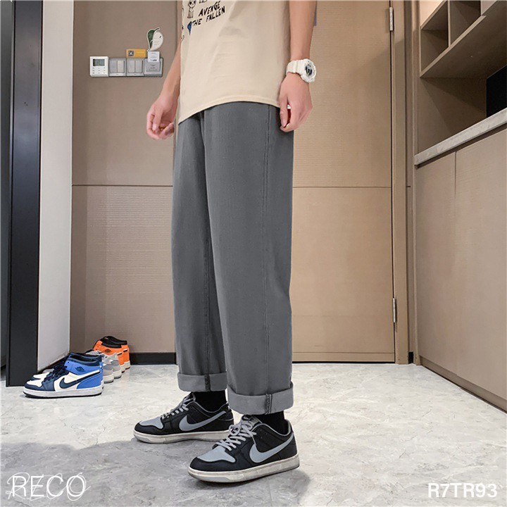 Quần jean nam Hàn Quốc cao cấp dáng rộng Trousers Loose R7TR93 Unisex