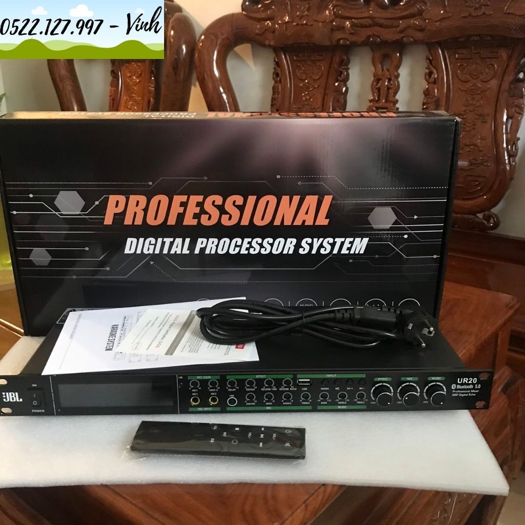 Vang cơ lai số JBL UR20 NEW 2022 - Kèm remote đieu khiên   - Gia Khang Shop