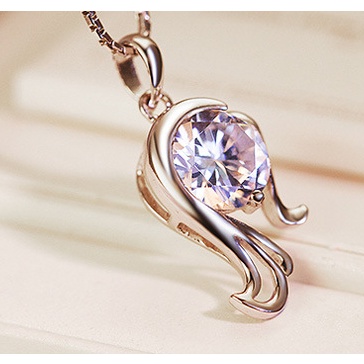 Dây chuyền bằng bạc 925 mặt dây hình cung hoàng đạo thời trang