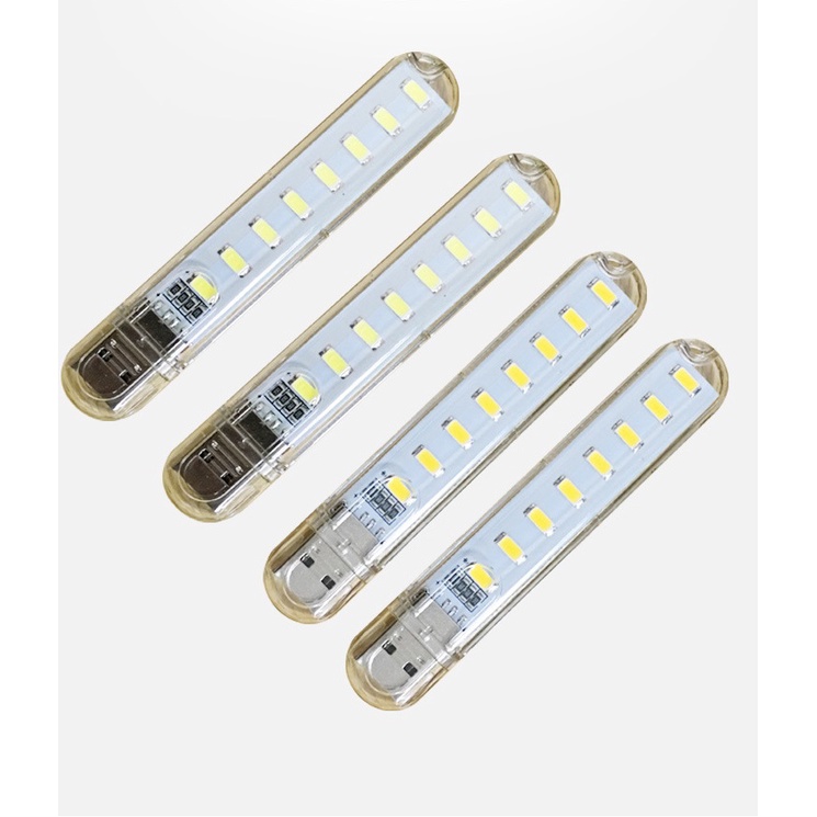 Đèn led usb thanh 8 bóng , 24 bóng siêu sáng cắm cổng USB - DTM Store