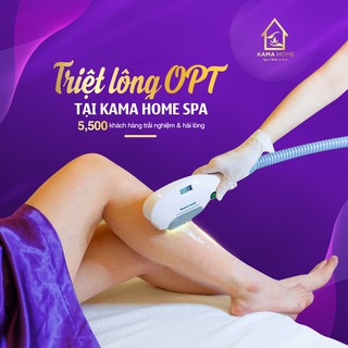 Hồ Chí Minh [Voucher giấy]Trải nghiệm triệt lông công nghệ Opt mới nhất 2020 tại Kama Home Spa
