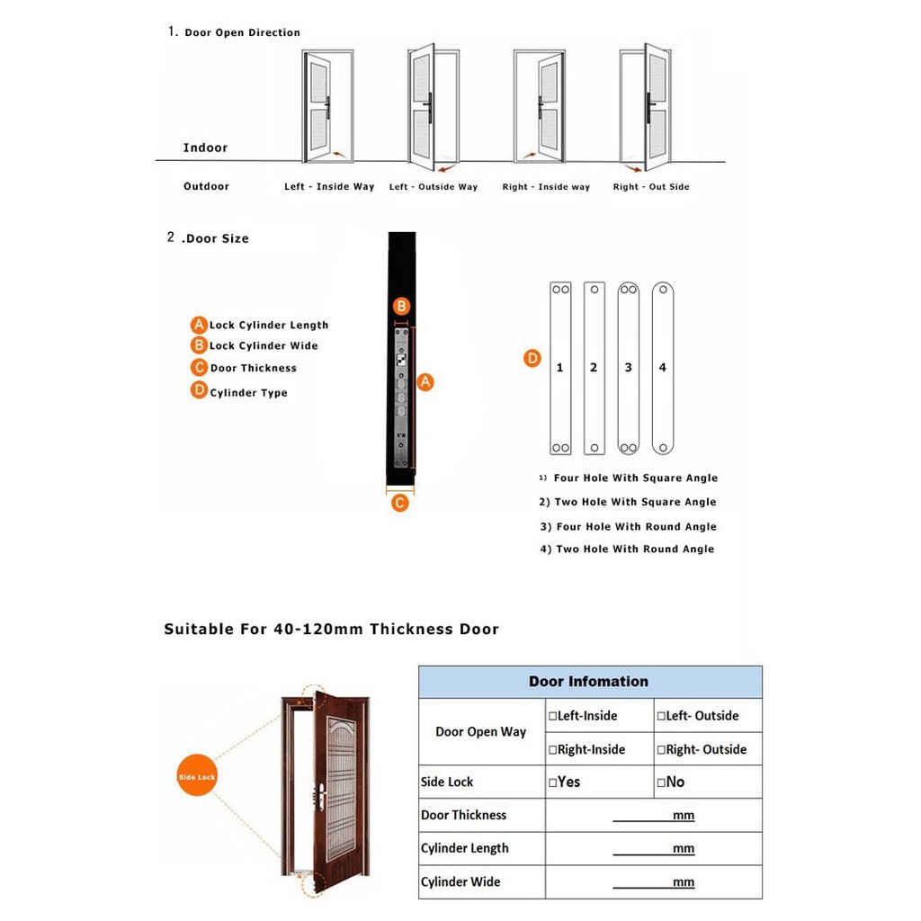 Khóa Điện Tử Vân Tay 𝑭𝑹𝑬𝑬𝑺𝑯𝑰𝑷 Dùng cho Cửa Gỗ H8018 5in1 Gồm Bằng Vân Tay, Thẻ IFD, Mật Mã, Chìa, App điện thoại