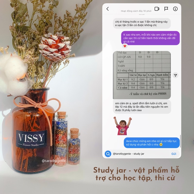 SPELL JAR - lọ spell thu hút năng lượng tích cực - Tarotbygenie