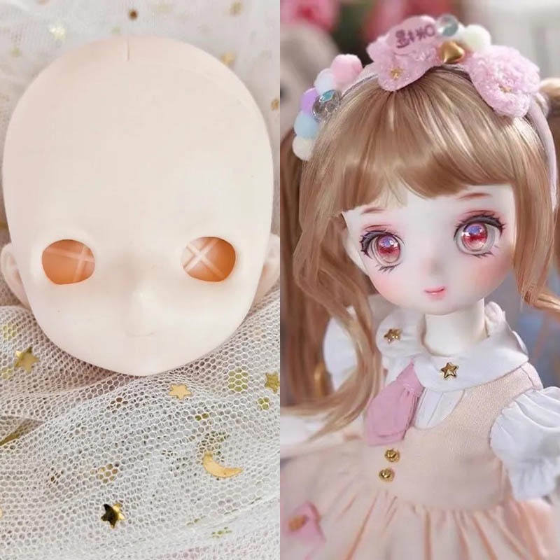 Búp Bê Hoạt Hình bjd 28cm Tỉ Lệ 1 / 6 Mặc Đồ Trang Điểm Xinh Xắn