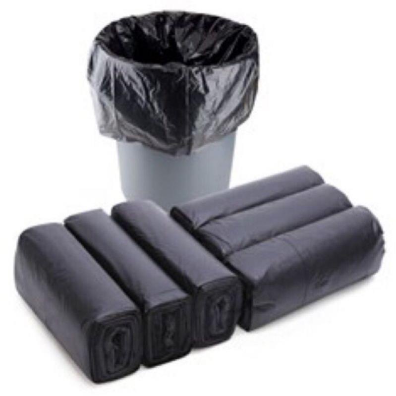 Combo 3 cuộn túi đựng rác tự phân hủy đen 1kg( không lõi )