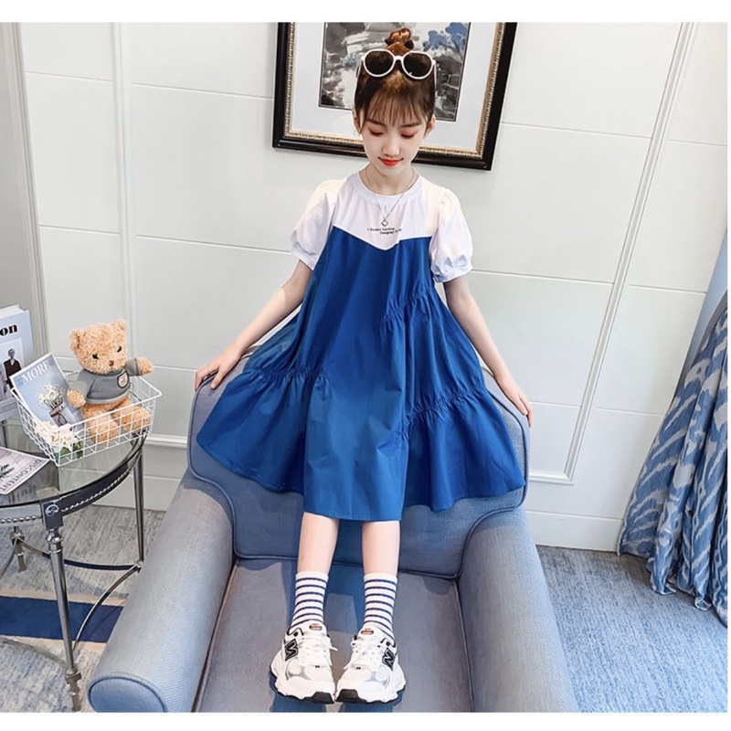 Váy ngắn tay Avakids