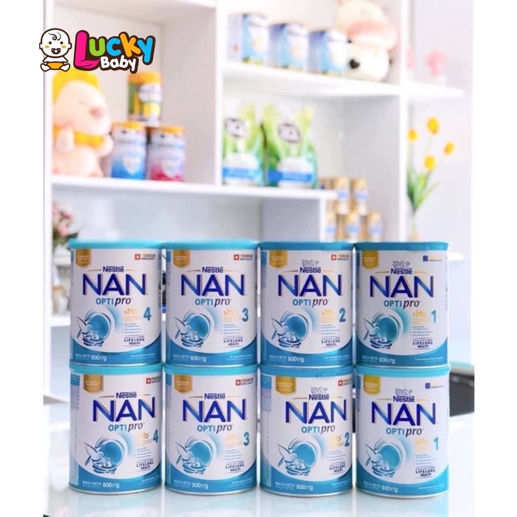 Sữa bột Nan Nga 800gr số 1/2/3/4