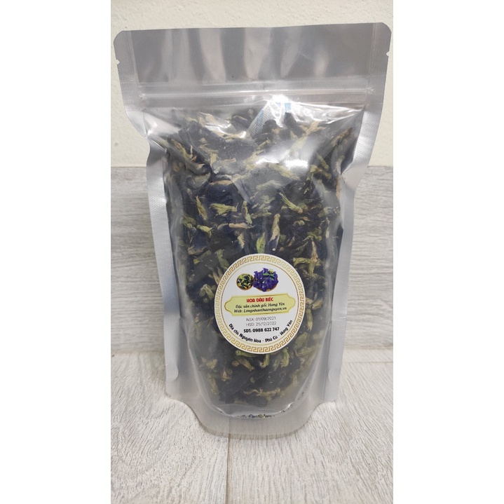 TRÀ HOA ĐẬU BIẾC KHÔ NGUYÊN BÔNG 1KG NẤU XÔI, NẤU CHÈ THƠM NGON