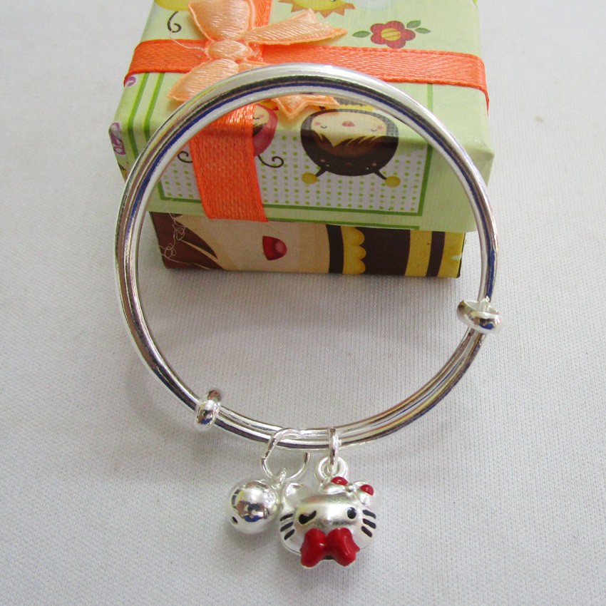 Vòng tay trẻ em bạc VTEB002