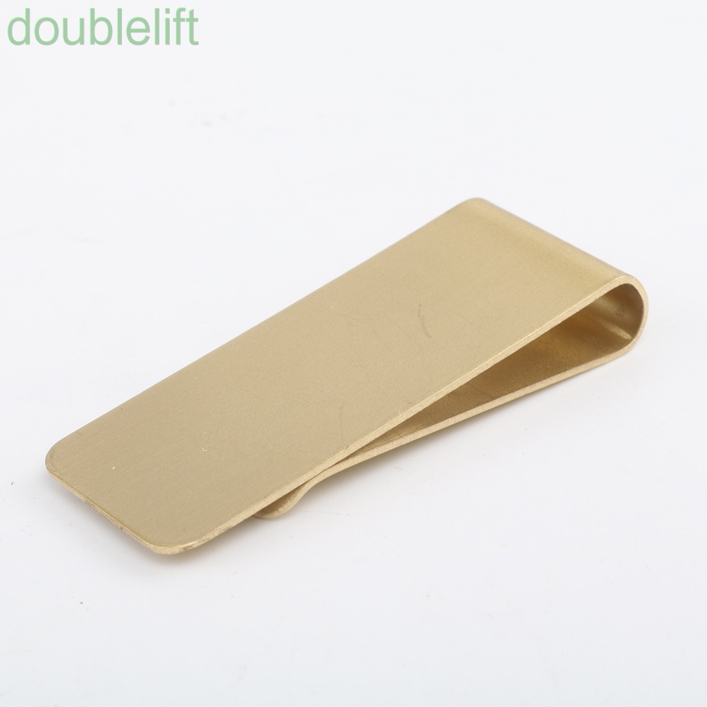 Kẹp tiền/thẻ tín dụng bằng thép không gỉ màu vàng