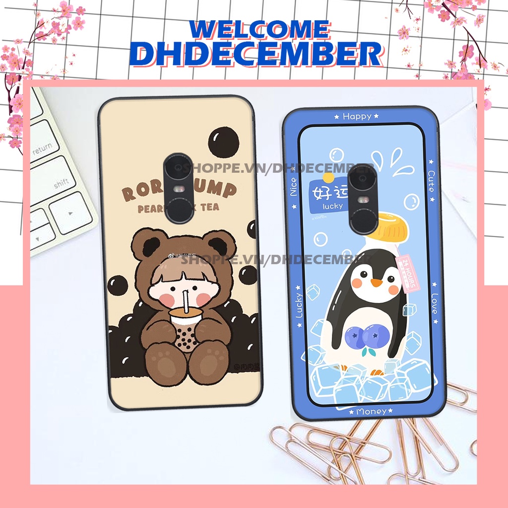 Ốp lưng Xiaomi REDMI NOTE 4 / NOTE 4X / REDMI 5 PLUS in hình dễ thương- cute dog- n@sa RẺ-ĐẸP-CHẤT
