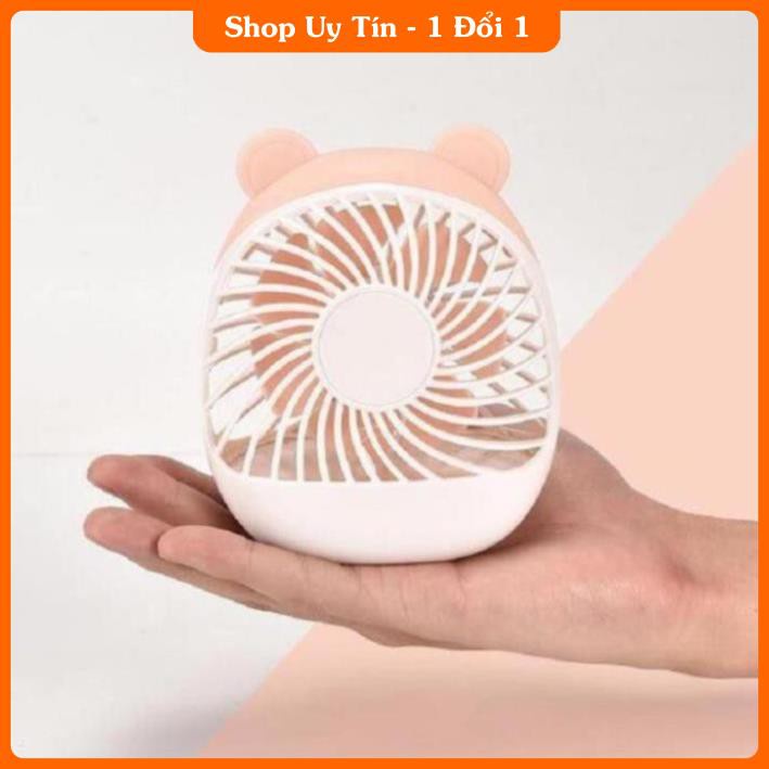 Quạt Mini Để Bàn Có Đèn Gọn Nhẹ Phong Cách - Khi Mất Điện Hoặc Ở Nơi Không Quạt