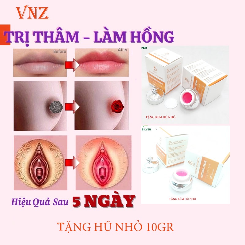 Kem Làm Hồng Môi - Hồng Nhũ Hoa - Hồng Vùng Kín Hũ Nữ Hoàng 20gr - Hồng Như Gái Mới Lớn