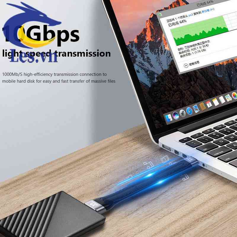 Cáp Dữ LiệU SạC Nhanh USB Sang Type C