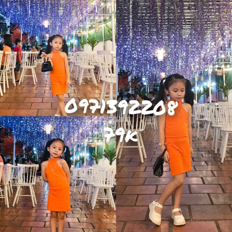 Váy Bé Gái -  Váy Body Khoét Nách Cho Bé Gái Cực Sang Cực Xinh, Chất Đẹp Form Chuẩn, Full Size