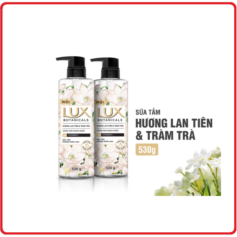 Sữa Tắm LUX Botanicals Hương Nước Hoa Chai 530g ( Mẫu Mới )