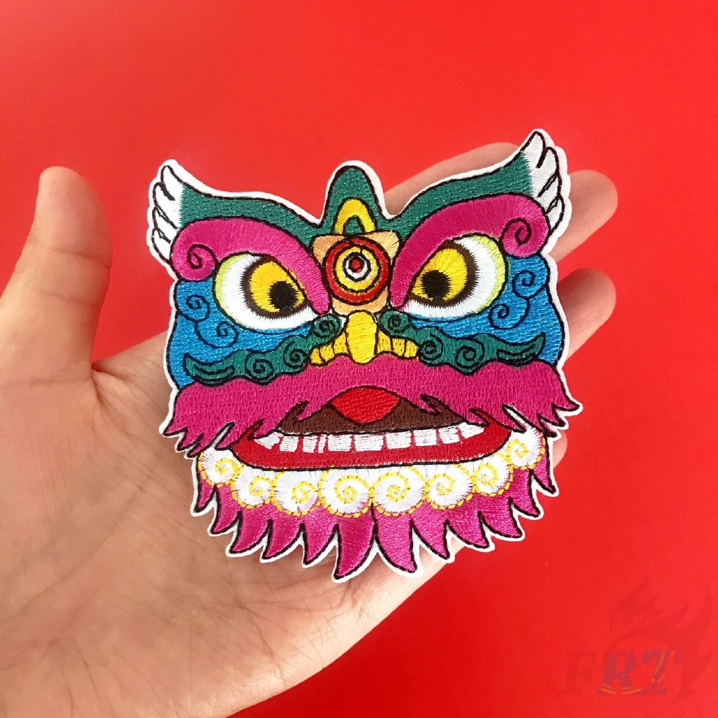 Miếng dán patch ủi hình sư tử（☸ VSCO Patch ☸）