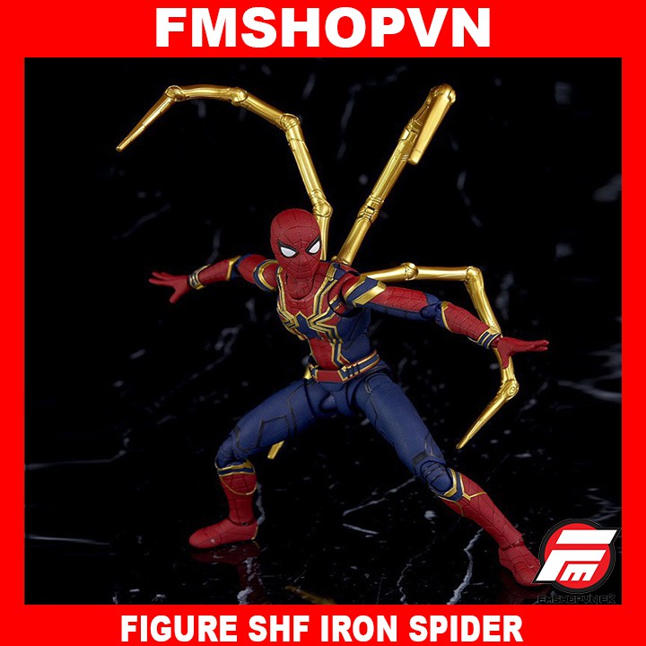 [FMSHOPVN] FIGURE SHF IRON SPIDER MÔ HÌNH NHÂN VẬT NAM ANH HÙNG AVENGER INFINITY WAR