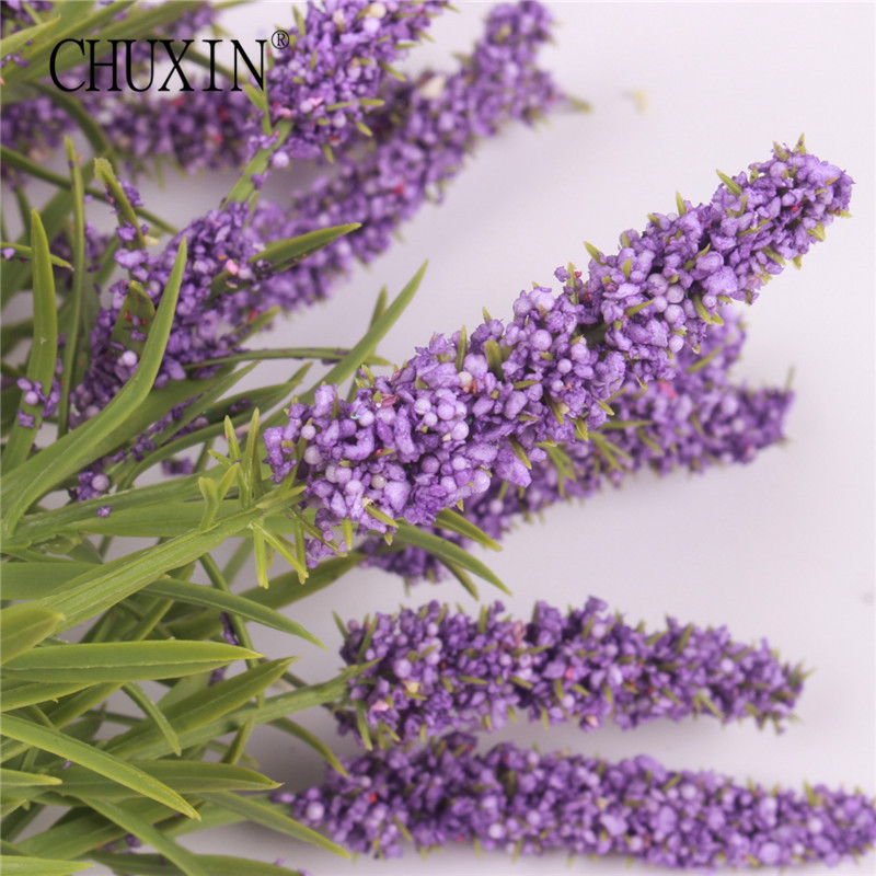 Set 10 Bông Hoa Oải Hương Giả 5 Màu Trang Trí Tuyệt Đẹp