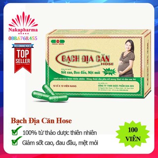 ✅ [CHÍNH HÃNG] Bạch Địa Căn Hose – Giảm sốt cao, đau đầu, mệt mỏi, dùng được cho phụ nữ mang thai và cho con bú