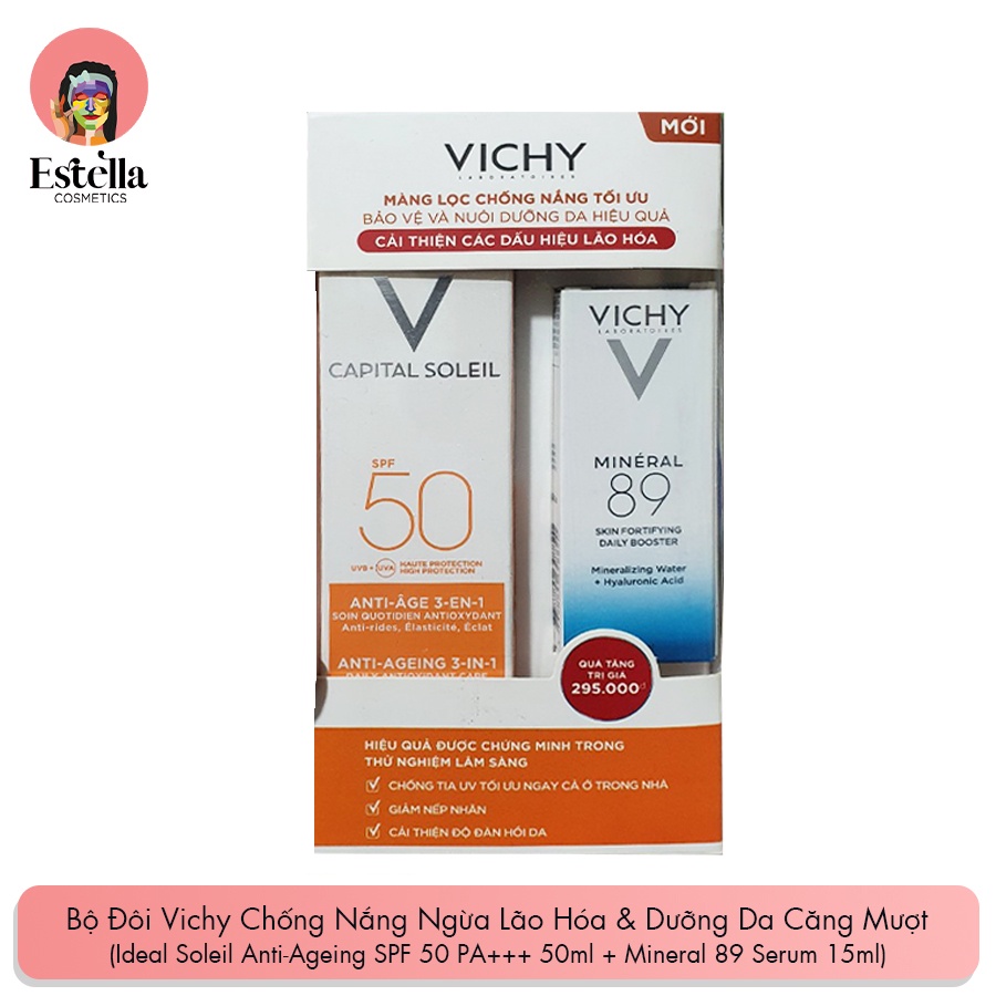 Combo Chống nắng Vichy