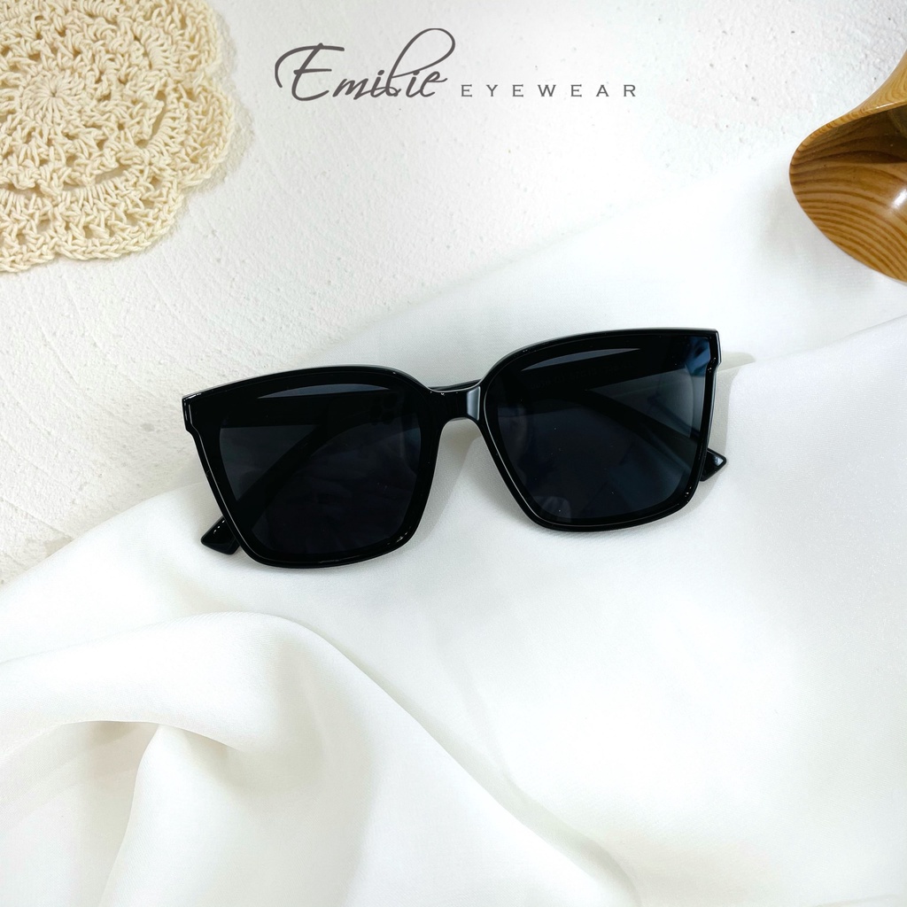 Gọng kính râm trẻ em kiểu dáng vuông dễ đeo gọng nhựa dẻo chống UV400 Emilie eyewear phụ kiện thời trang
