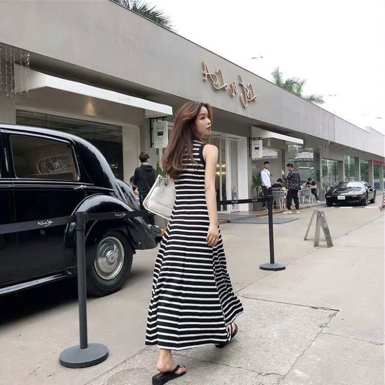 Đầm Maxi Thun Sọc Viền Bo, GIÁ SỈ RẺ NHẤT | BigBuy360 - bigbuy360.vn